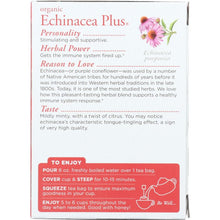 Load image into Gallery viewer, TRADITIONAL MEDICINALS: Organic Echinacea Plus Herbal Tea 16 Tea Bags, 0.85 oz
