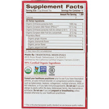 Load image into Gallery viewer, TRADITIONAL MEDICINALS: Organic Echinacea Plus Elderberry Herbal Tea 16 tea bags, 0.85 oz