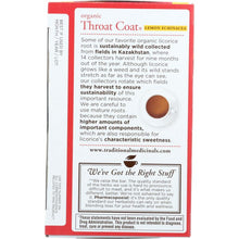 Load image into Gallery viewer, TRADITIONAL MEDICINALS: Organic Throat Coat Lemon Echinacea Herbal Tea 16 Tea Bags, 1.13 oz
