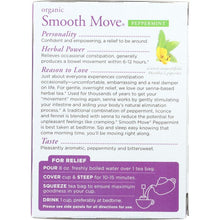 Load image into Gallery viewer, TRADITIONAL MEDICINALS: Organic Smooth Move Peppermint Herbal Tea 16 Tea Bags, 1.13 oz