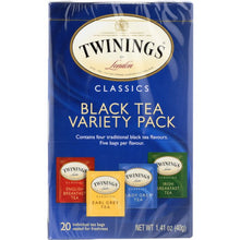 Load image into Gallery viewer, TWINING TEA: Classics Black Tea Variety Pack 20 Tea Bags, 1.41 oz