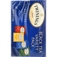 Load image into Gallery viewer, TWINING TEA: Classics Black Tea Variety Pack 20 Tea Bags, 1.41 oz