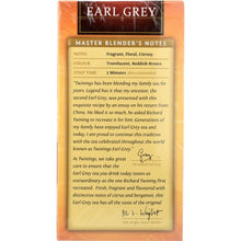 Load image into Gallery viewer, TWINING TEA: Classics Earl Grey Tea, 20 Tea Bags, 1.41 oz