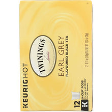 Load image into Gallery viewer, TWININGS OF LONDON: Tea Kcups Earl Grey Tea, 12 Cups, 1.27 oz