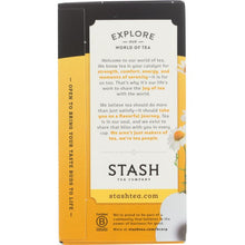 Load image into Gallery viewer, STASH TEA: Chamomile Herbal Tea, 20 bg