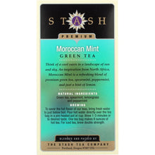 Load image into Gallery viewer, STASH TEA: Green Tea Moroccan Mint 20 Tea Bags, 0.9 oz