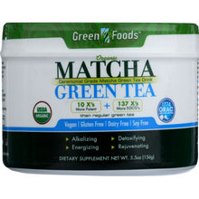 Load image into Gallery viewer, GREEN FOODS: Organic Matcha Green Tea, 5.5 oz