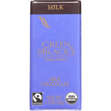 Load image into Gallery viewer, GREEN & BLACKS: Organic Milk Chocolate Bar, 1.2 oz
