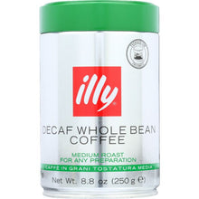 Load image into Gallery viewer, ILLYCAFFE: Whole Bean Decaffeinated Coffee, 8.8 oz