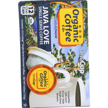 Load image into Gallery viewer, ORGANIC COFFEE CO: Coffee Single Java Love, 12 pc