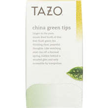Load image into Gallery viewer, TAZO: Tea China Green Tips, 1.4 oz