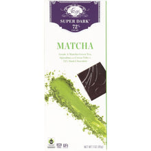 Load image into Gallery viewer, VOSGES HAUT: Matcha Green Tea & Spirulina Super Dark Chocolate Bar, 3 oz