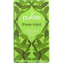 Load image into Gallery viewer, PUKKA HERBS: Three Mint Herbal Tea, 20 bg