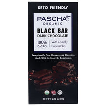 Load image into Gallery viewer, PASCHA: Dark Chocolate with Organic Cocoa Nibs, 2.82 oz