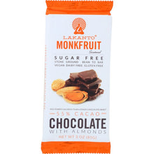 Load image into Gallery viewer, LAKANTO: Chocolate Bar with Almonds Monkfruit 55% Cacao, 3 oz