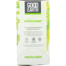 Load image into Gallery viewer, GOOD EARTH: Matcha Maker Green Tea, 18 bg
