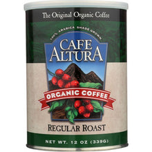 Load image into Gallery viewer, CAFE ALTURA: Organic Ground Coffee Regular Roast, 12 oz
