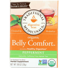 Load image into Gallery viewer, TRADITIONAL MEDICINALS: Organic Eater&#39;s Digest Peppermint Tea 16 Tea Bags, 0.99 oz
