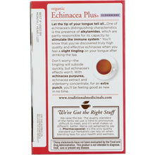 Load image into Gallery viewer, TRADITIONAL MEDICINALS: Organic Echinacea Plus Elderberry Herbal Tea 16 tea bags, 0.85 oz
