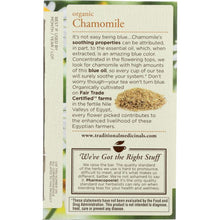 Load image into Gallery viewer, TRADITIONAL MEDICINALS: Organic Chamomile Calmative and Digestive Herbal Tea 16 tea bags, 0.74 oz
