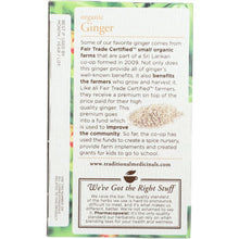 Load image into Gallery viewer, TRADITIONAL MEDICINALS: Organic Ginger Herbal Tea 16 Tea Bags, 0.85 oz
