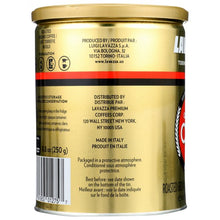 Load image into Gallery viewer, LAVAZZA: Qualita Oro Roasted Ground Coffee Can, 8.80 oz
