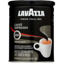 Load image into Gallery viewer, LAVAZZA: Coffee Ground Espresso Can, 8 oz
