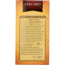 Load image into Gallery viewer, TWININGS OF LONDON: Tea Classics Light Flavour Strength Earl Grey Tea, 50 Tea Bags, 3.53 oz
