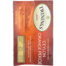 Load image into Gallery viewer, TWININGS: Origins, Ceylon Orange Pekoe Tea, 20 Tea Bags, 1.41 oz
