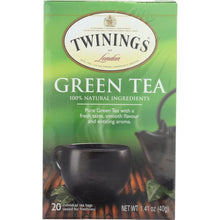 Load image into Gallery viewer, TWININGS OF LONDON: Tea Green Tea Light Flavour Strength, 20 Tea Bags, 1.41 Oz
