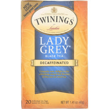 Load image into Gallery viewer, TWINING TEA: Decaffeinated Lady Grey Black Tea, 20 bg
