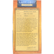 Load image into Gallery viewer, TWINING TEA: Decaffeinated Lady Grey Black Tea, 20 bg
