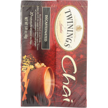 Load image into Gallery viewer, TWINING TEA: Decaffeinated Chai Tea, 20 bg
