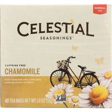 Load image into Gallery viewer, CELESTIAL SEASONINGS: Chamomile Herbal Tea Pack of 40, 1.8 oz
