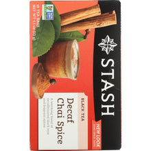 Load image into Gallery viewer, STASH TEA: Decaf Tea Chai Spice 18 Tea Bags, 1.1 oz
