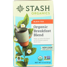 Load image into Gallery viewer, STASH TEA: Organic Breakfast Blend Tea, 18 bg
