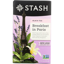 Load image into Gallery viewer, STASH TEA: Breakfast In Paris Black Tea, 18 bg
