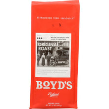 Load image into Gallery viewer, BOYDS: Original Roast Ground Coffee, 12 oz
