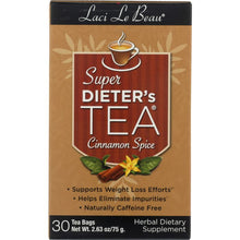 Load image into Gallery viewer, LACI LE BEAU: Super Dieter&#39;s Tea Cinnamon Spice 30 Tea Bags, 2.63 Oz
