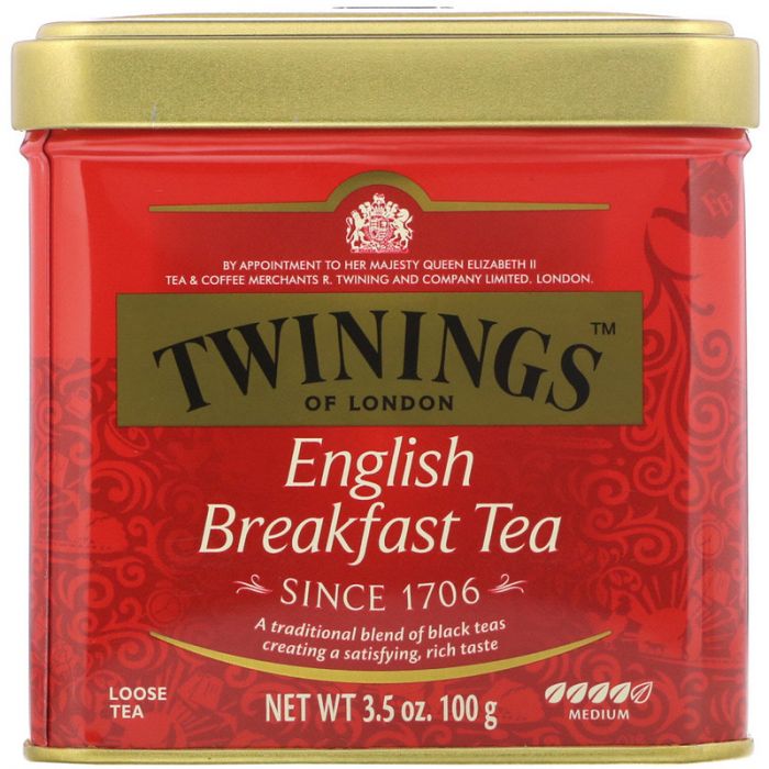 TWINING TEA: English Breakfast Loose Tea, 3.53 oz