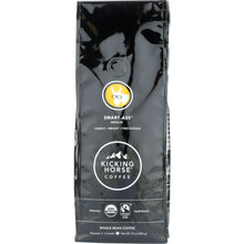 Load image into Gallery viewer, KICKING HORSE: Organic Smart Ass Medium Roast Whole Bean Coffee, 10 oz
