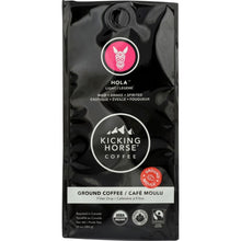 Load image into Gallery viewer, KICKING HORSE: Organic Hola Light Roast Ground Coffee, 10 oz
