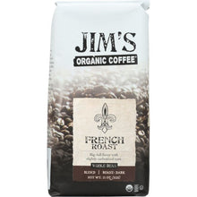 Load image into Gallery viewer, JIMS ORGANIC COFFEE: Organic French Roast Whole Bean Coffee, 11 oz
