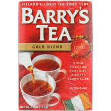 Load image into Gallery viewer, BARRYS: Irish Gold Blend Tea, 40 bg
