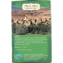 Load image into Gallery viewer, NUMI TEAS: Organic Moroccan Mint Herbal Tea, 18 bg
