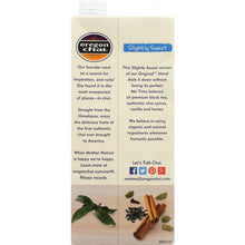 Load image into Gallery viewer, OREGON CHAI: Slightly Sweet Original Chai Tea Latte Concentrate, 32 oz
