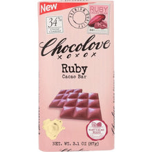 Load image into Gallery viewer, CHOCOLOVE: Ruby Chocolate Bar, 3.1 oz
