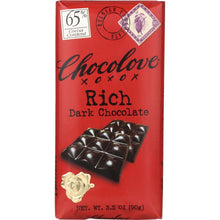 Load image into Gallery viewer, CHOCOLOVE: Rich Dark Chocolate Bar, 3.2 oz
