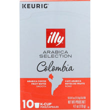 Load image into Gallery viewer, ILLYCAFFE: Arabica Selection K-Cup Pods Coffee Colombia, 4.1 oz
