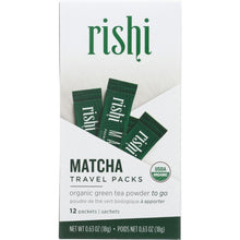 Load image into Gallery viewer, RISHI TEA: Matcha Tea Powder Travel Packs, 18 gm
